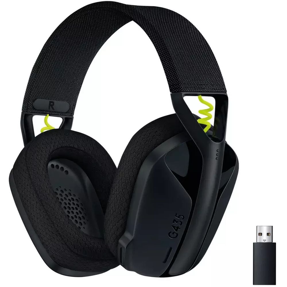 Logitech 981-001050 G435 Wireless On Ear Gaming Headset Black