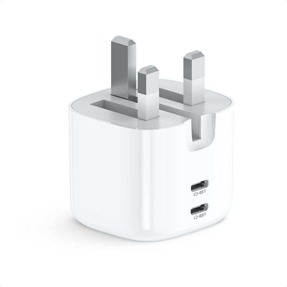 Buy Ugreen Dual Port USB-C Charger White Online in UAE | Sharaf DG