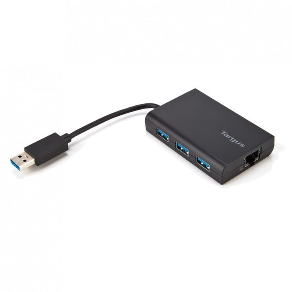 تارجوس USB 3.0 HUB مع إيثرنت أسود