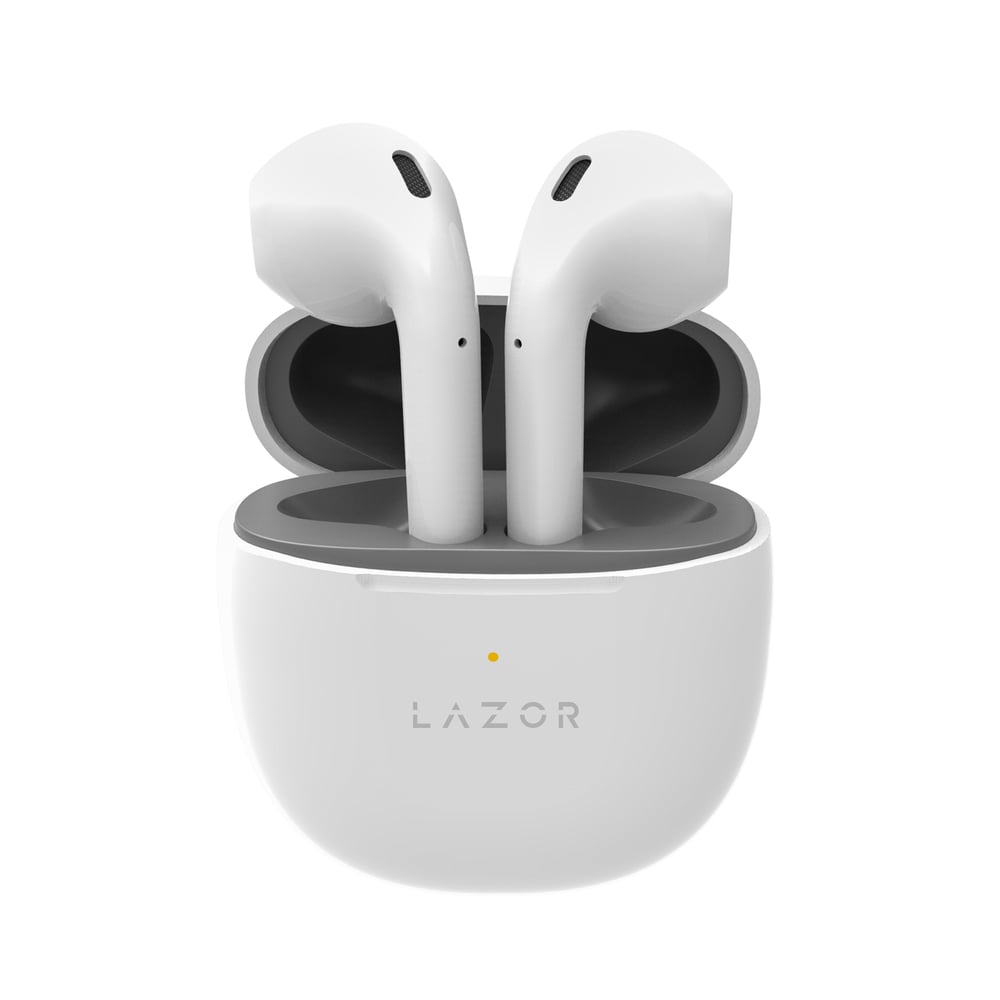 Lazor EA238 True Wireless Earbuds White