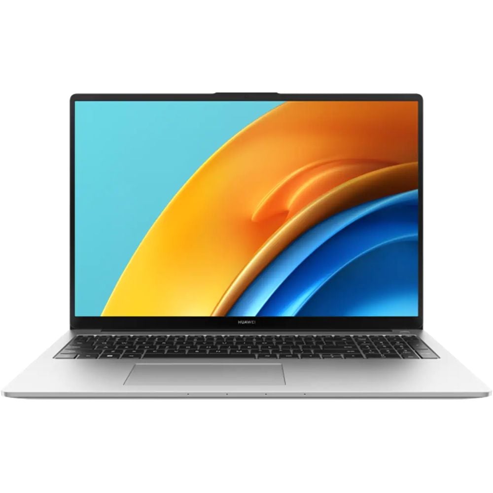 Huawei MateBook D16 (2022) Laptop - 12th Gen / Intel Core i7-12700H / 16inch WUXGA / 16GB RAM / 512GB SSD / Shared Intel Iris Xe Graphics / Windows 11 Home / English & Arabic Keyboard / Mystic Silver / Middle East Version - [RLEF-X]