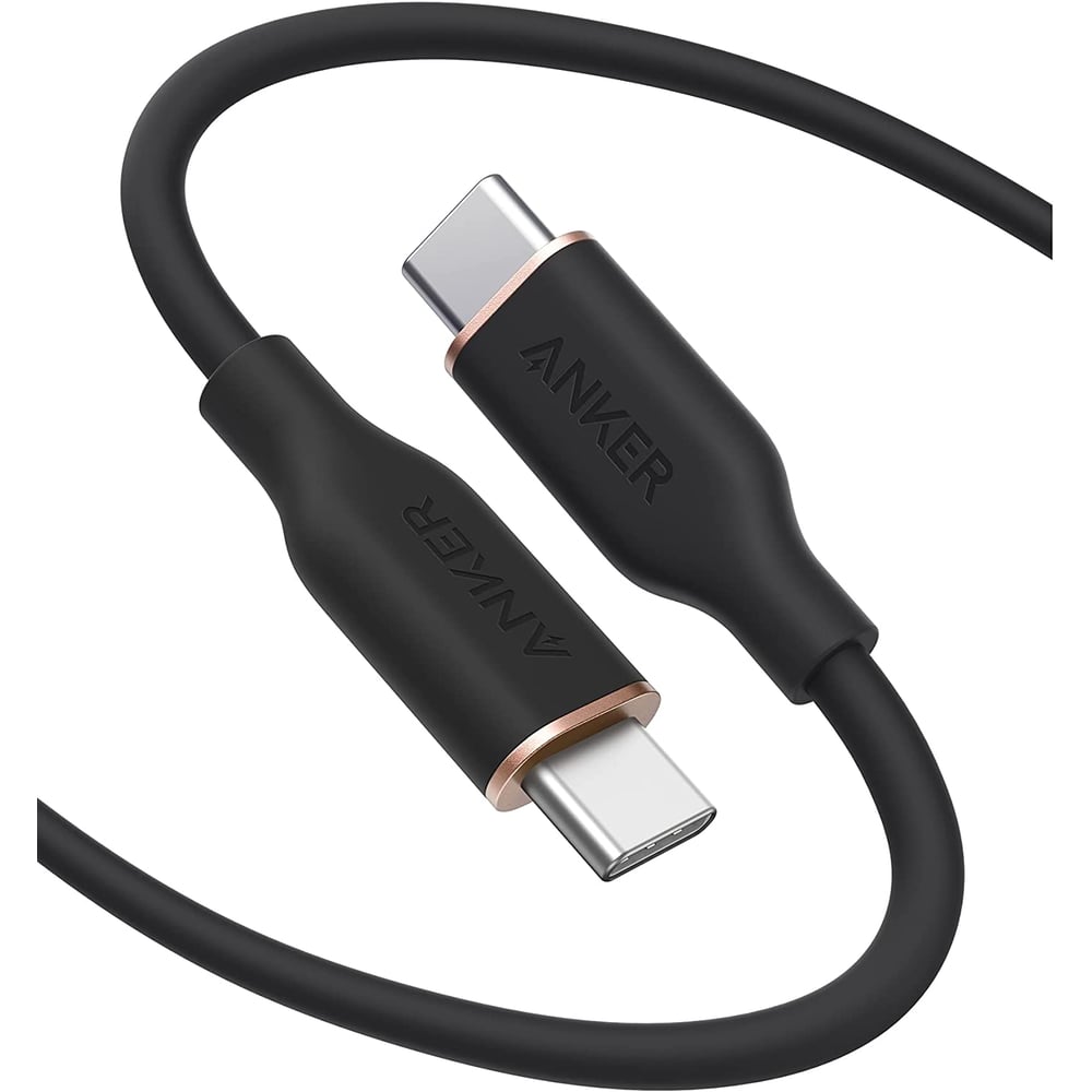 Anker Powerline III Flow USB-C To USB-C Cable 0.9m Midnight Black