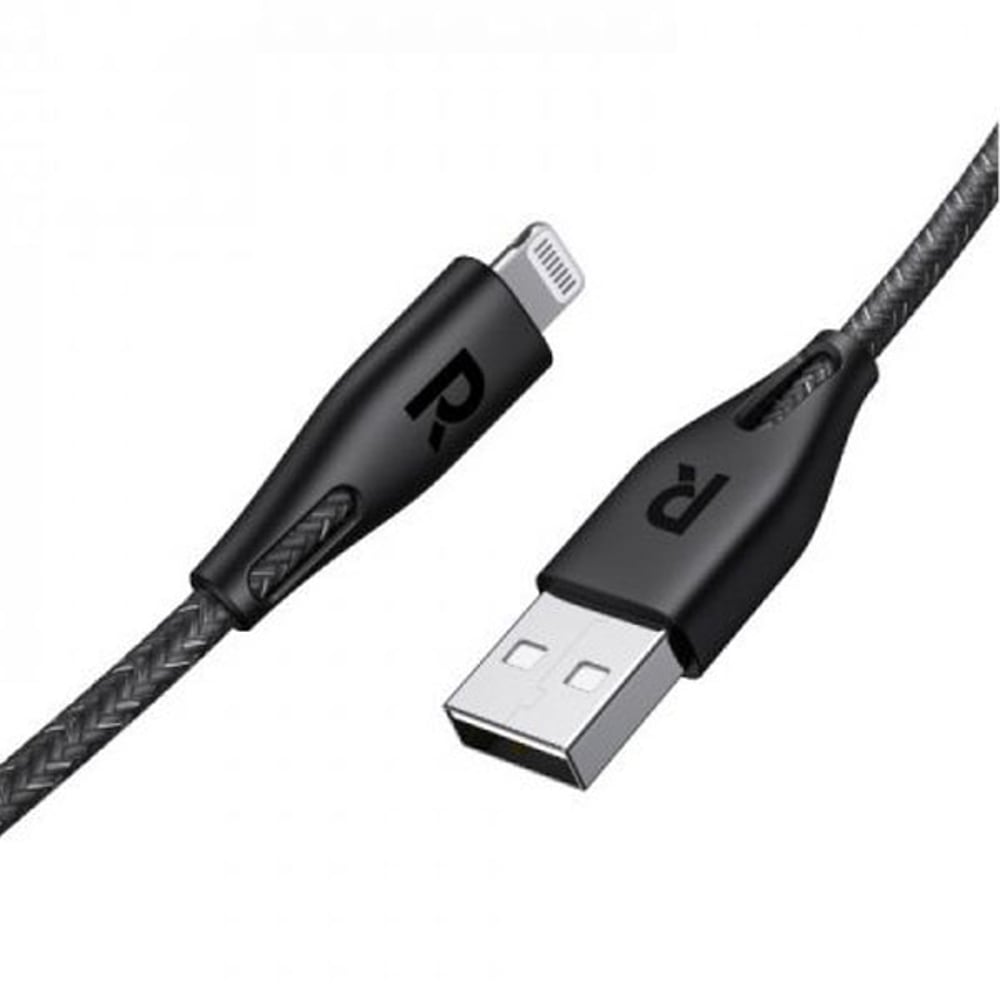 Ravpower USB A to Lightning Cable 1.2m Black