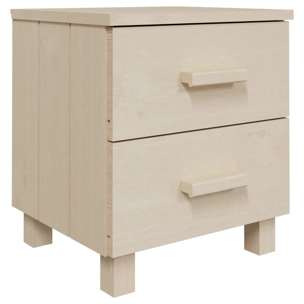 vidaXL Bedside Cabinet HAMAR Honey Brown 40x35x44.5cm Solid Pinewood