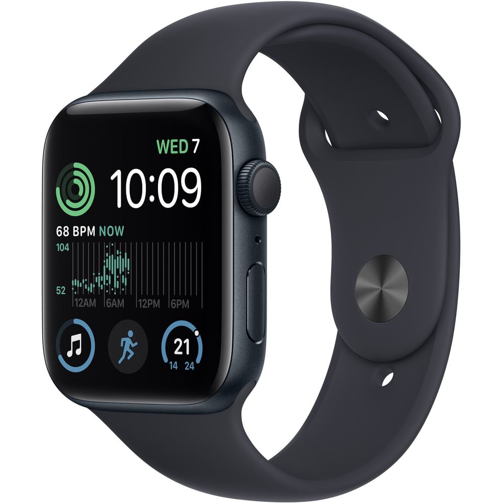 Apple Watch SE GPS 40mm Midnight Aluminum Case with Midnight Sport Band - Regular – Middle East Version
