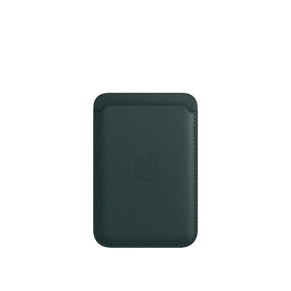 Apple Leather Wallet Magsafe Forest Green Mppt3Z For iPhone