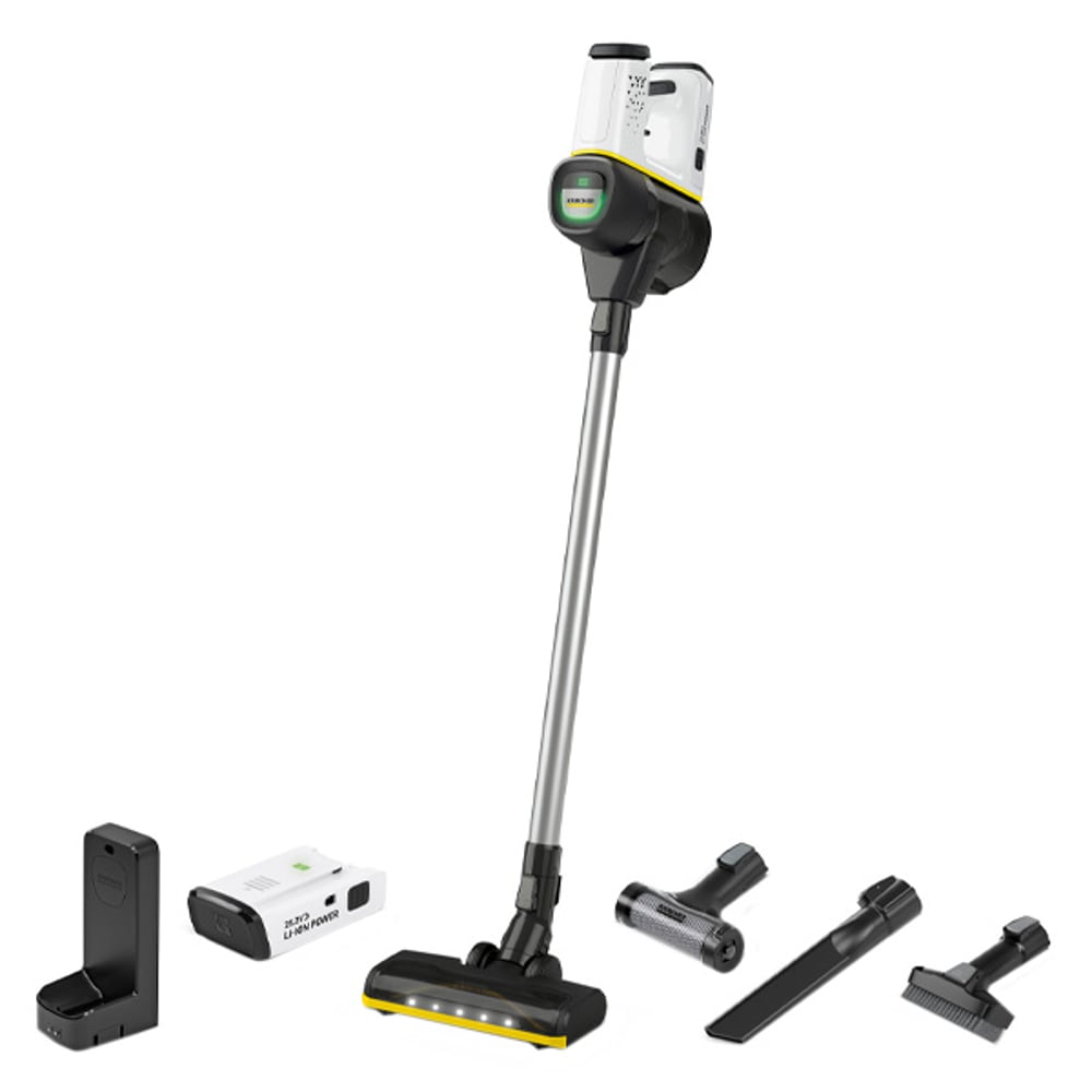 Karcher Cordless Premium White Upright Vacuum Cleaner White/Black VC6