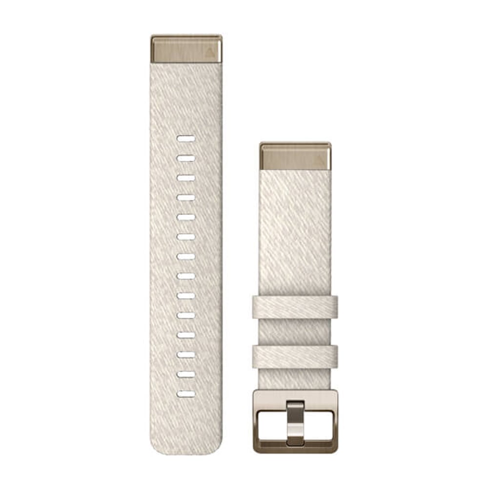 Garmin QuickFit 20mm Nylon Watch Band Cream Gold