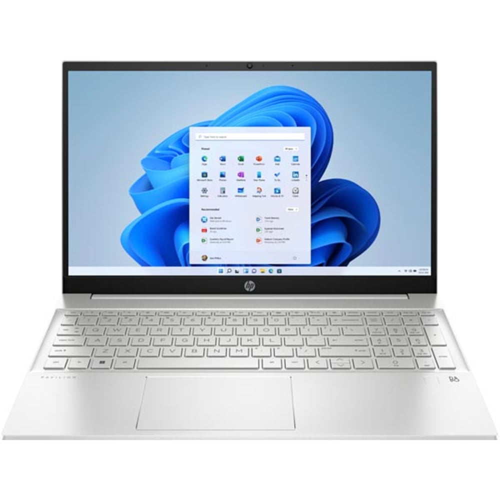 HP Pavilion (2022) Laptop - 12th Gen / Intel Core i7-1255U / 15.6inch FHD / 1TB SSD / 16GB RAM / 2GB NVIDIA GeForce MX550 Graphics / Windows 11 Home / English & Arabic Keyboard / Natural Silver / Middle East Version - [15-EG2039NE]