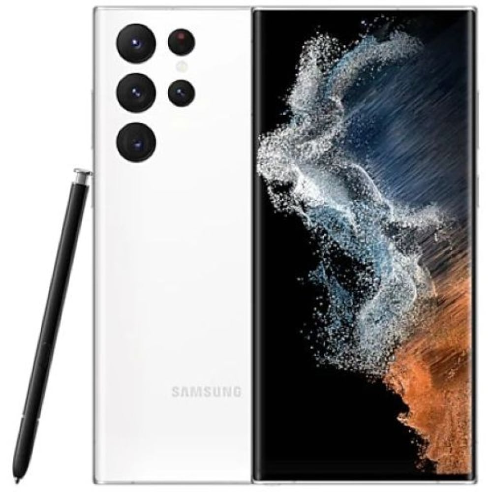 Samsung Galaxy S22 Ultra 5G 512GB Phantom White Smartphone - Middle East Version