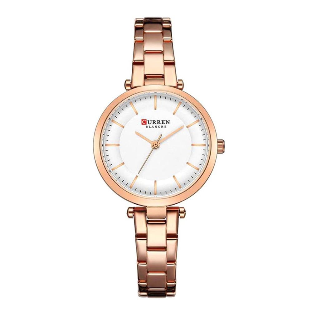 Curren Ladies Luxury Fashion Watches - CRN9054-RG/WHT