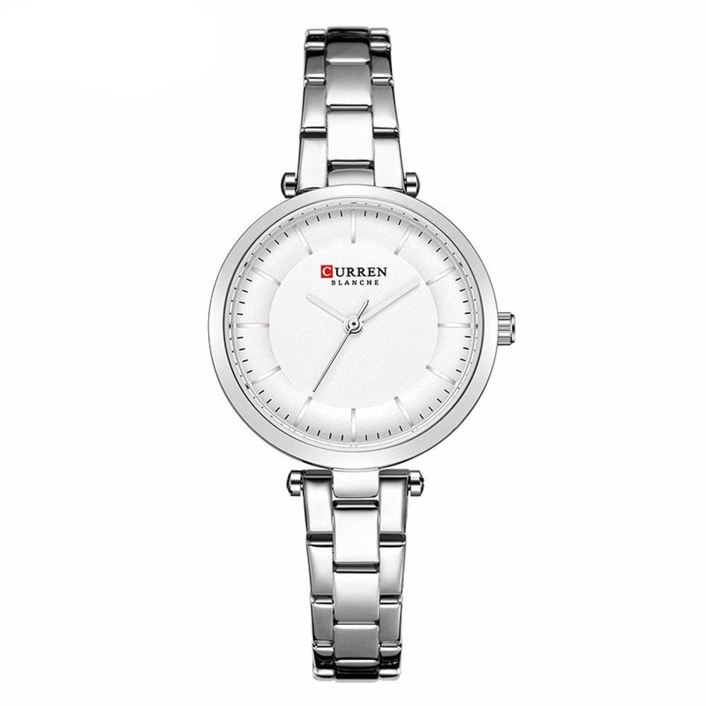 Curren CRN9054-SLVR/WHT-An iconic watch with pure indulgence