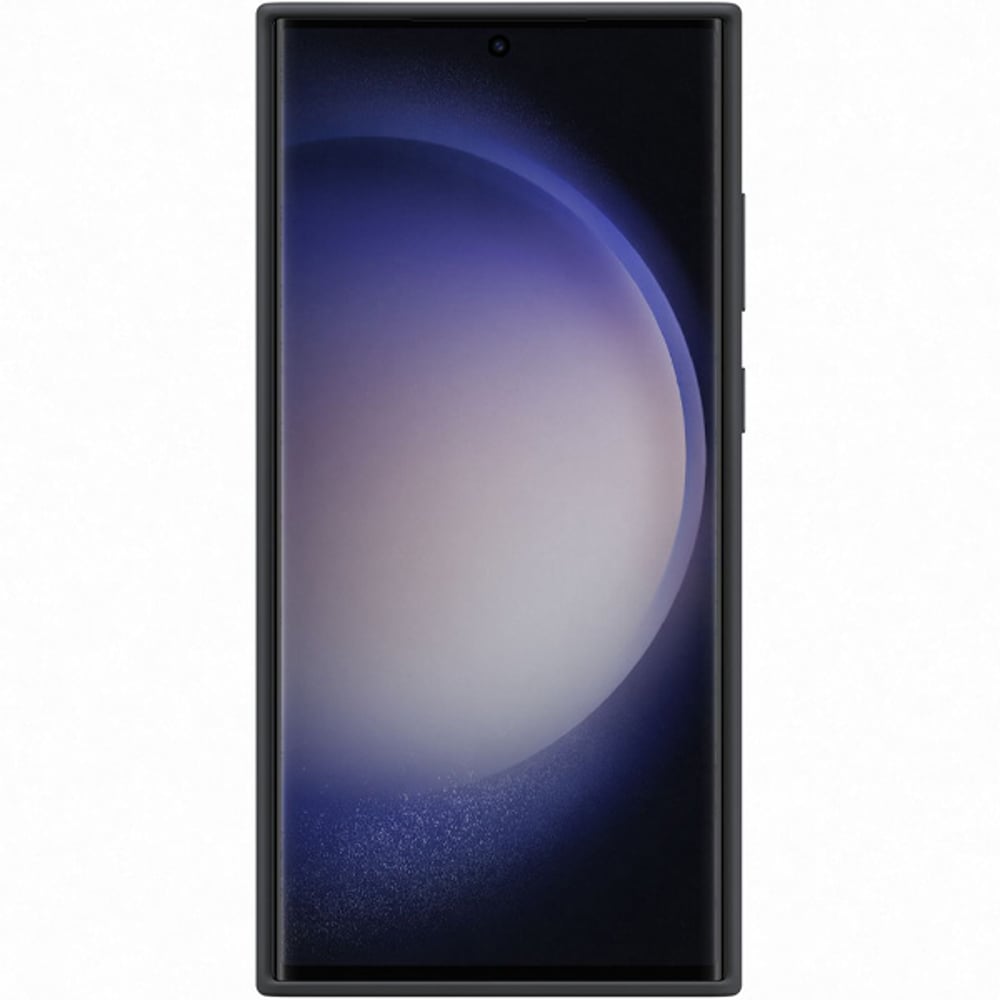 Samsung Silicone Grip Cover Black Galaxy S23 Ultra