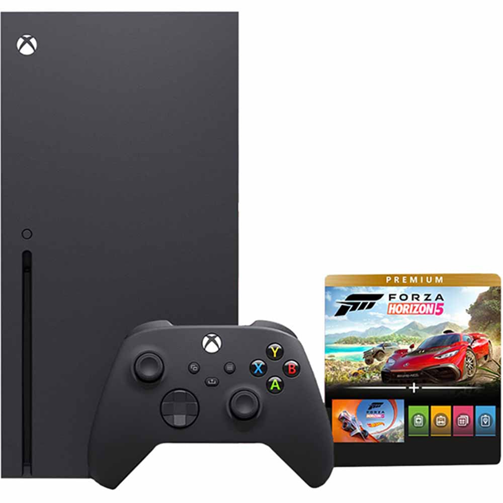 Microsoft Xbox Series X Gaming Console 1TB Black With Forza Horizon 5 Bundle