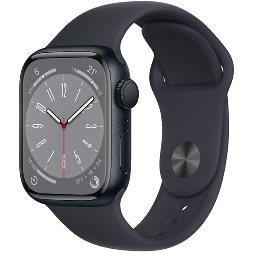 Apple Watch Series 8 (GPS) 41mm Midnight With Aluminium Case W/Sport Band