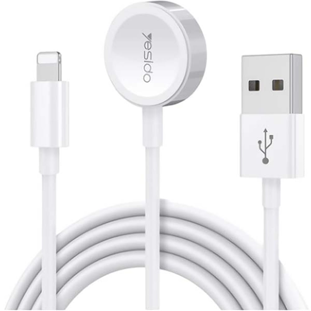 Yesido 2-in-1 Charging Cable White