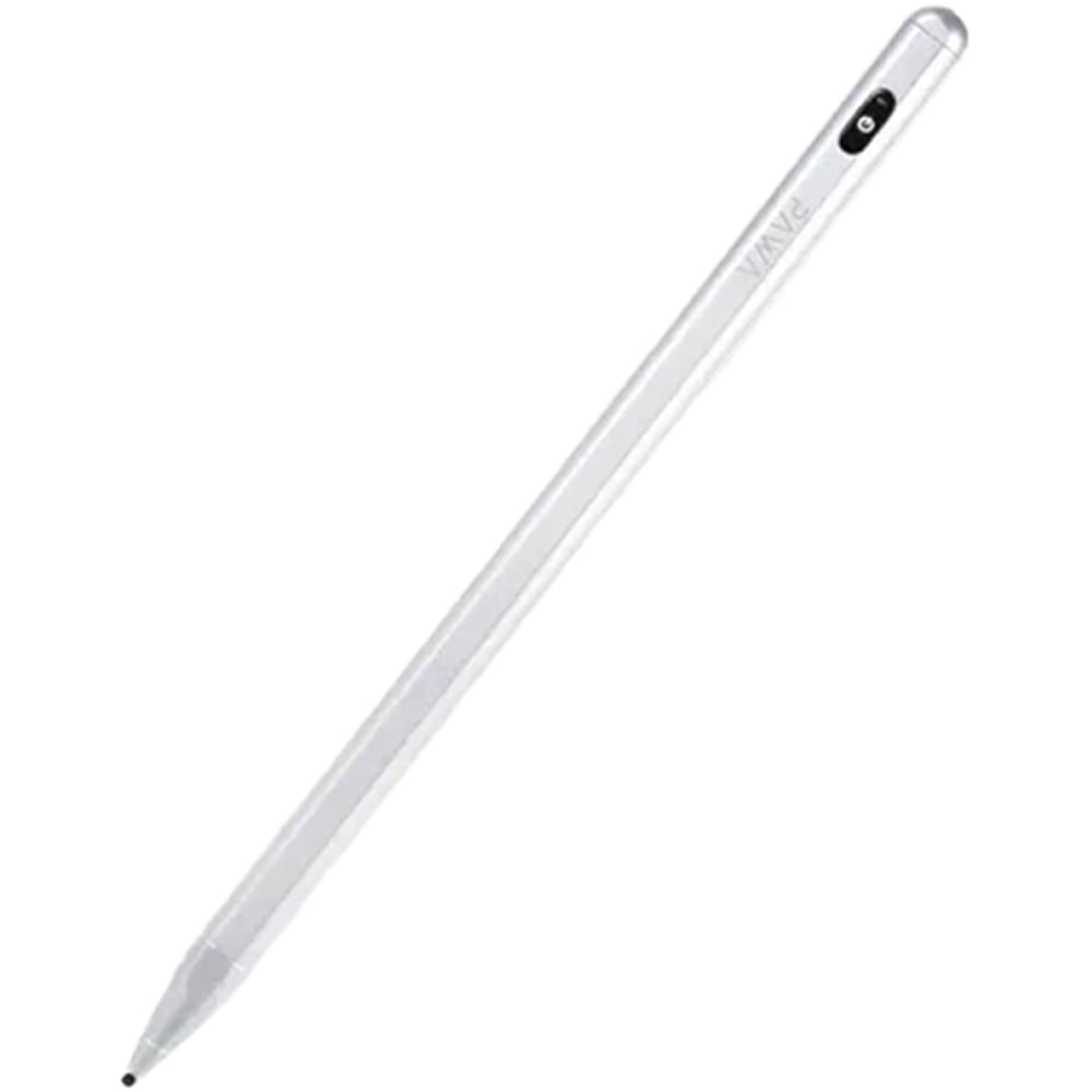 قلم ذكي متوافق مع جميع الأجهزة 2 في 1 من باوا، لون أبيض