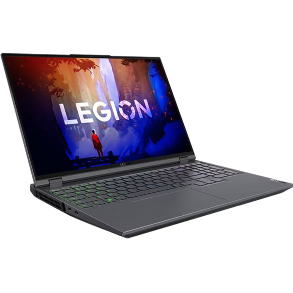 Lenovo Legion 5 Pro 16ARH7H Gaming (2022) Laptop - AMD Ryzen 7-6800H / 16inch WQXGA / 1TB SSD / 32GB RAM / 6GB NVIDIA GeForce RTX 3060 / Windows 11 Home / English & Arabic Keyboard / Grey / Middle East Version - [82RG006XAX]