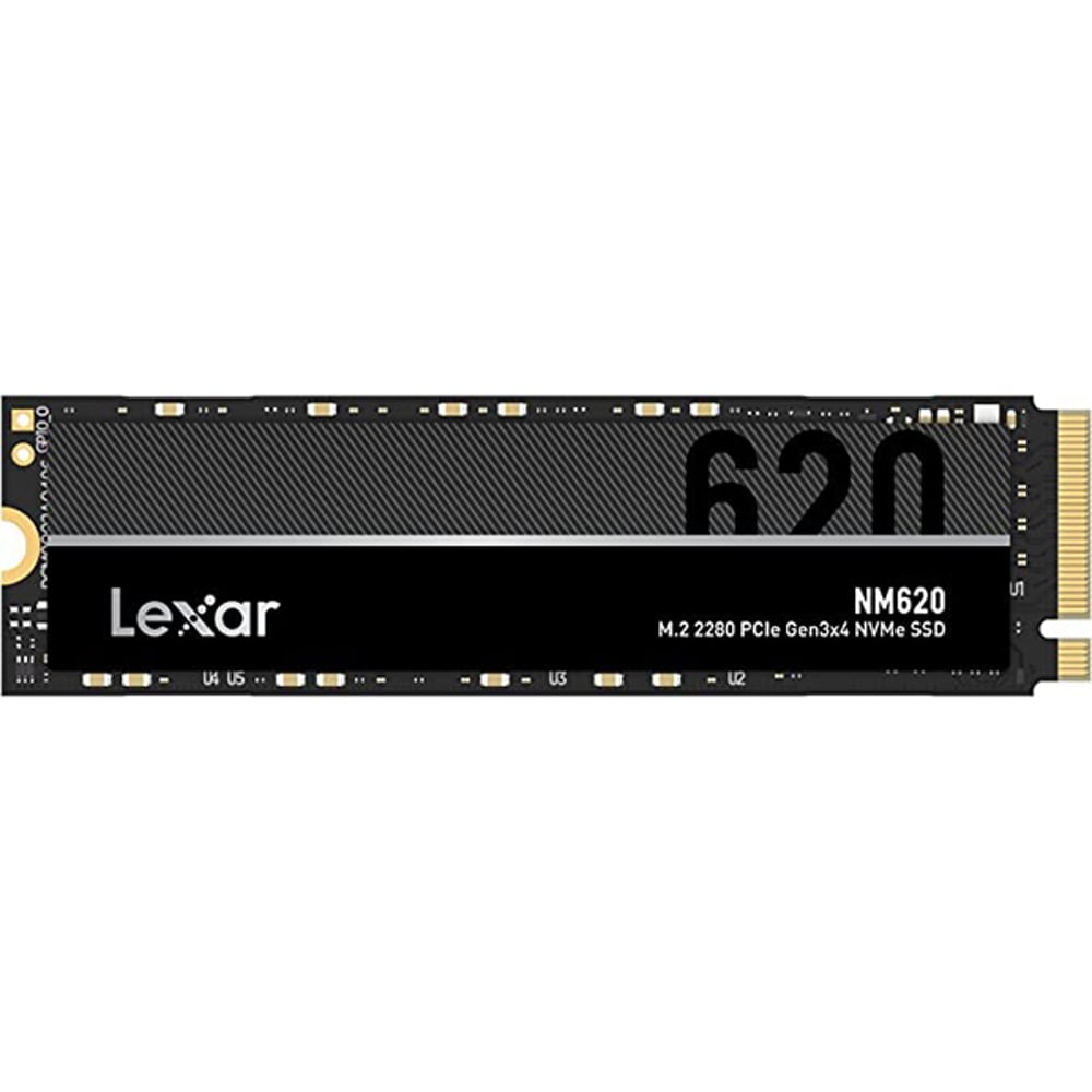 Lexar NM620 M.2 2280 PCIe Gen3x4 NVMe Internal SSD 512GB Black ‎15455473