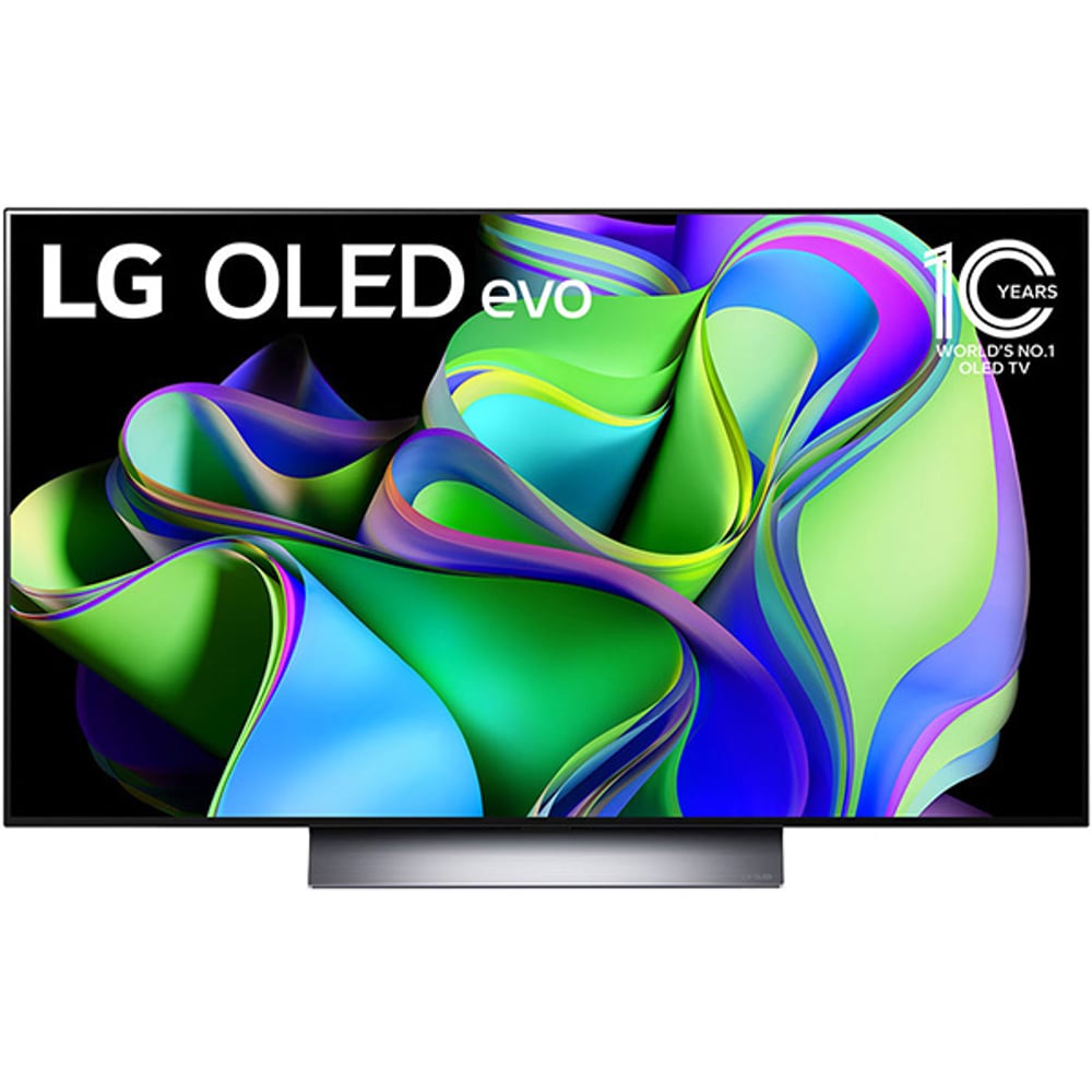 تلفزيون LG OLED evo C3 الذكي بدقة 4K بحجم 48 بوصة  مع تقنية HDR وWebOS وجهاز التحكم عن بعد السحري (موديل 2023) OLED48C36LA