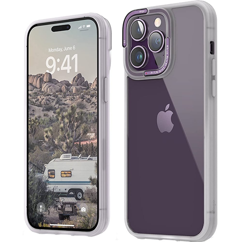 Buy Elago Dual Case Deep Purple iPhone 14 Pro Max Online in UAE | Sharaf DG