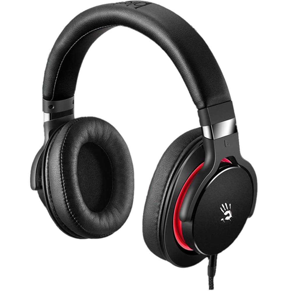 Bloody M550 Wired Over Ear Gaming Headset Black/Red