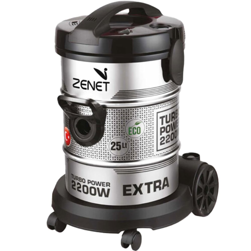 Zenet Drum Vacuum Cleaner Silver ZVC-25D