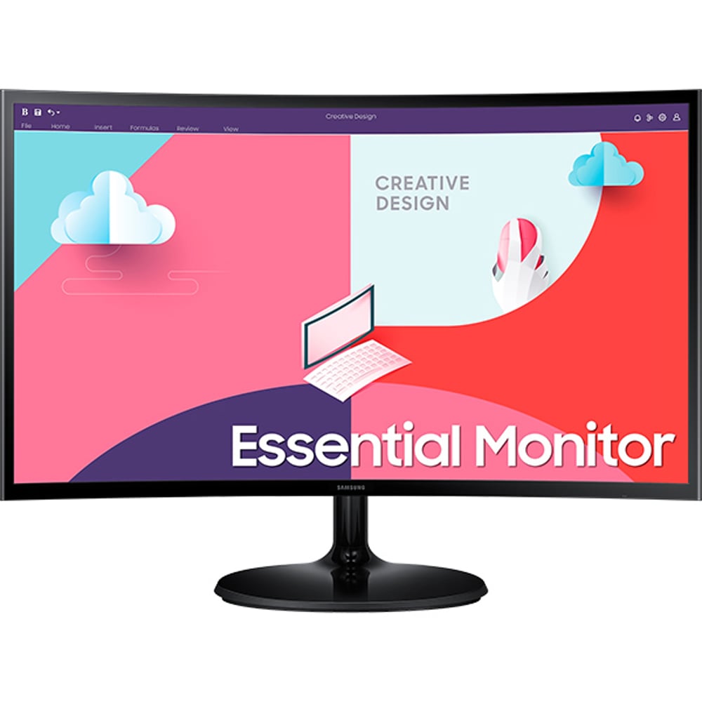 Samsung 1800R LS24C360EAMXUE FHD Curved Monitor 24inch