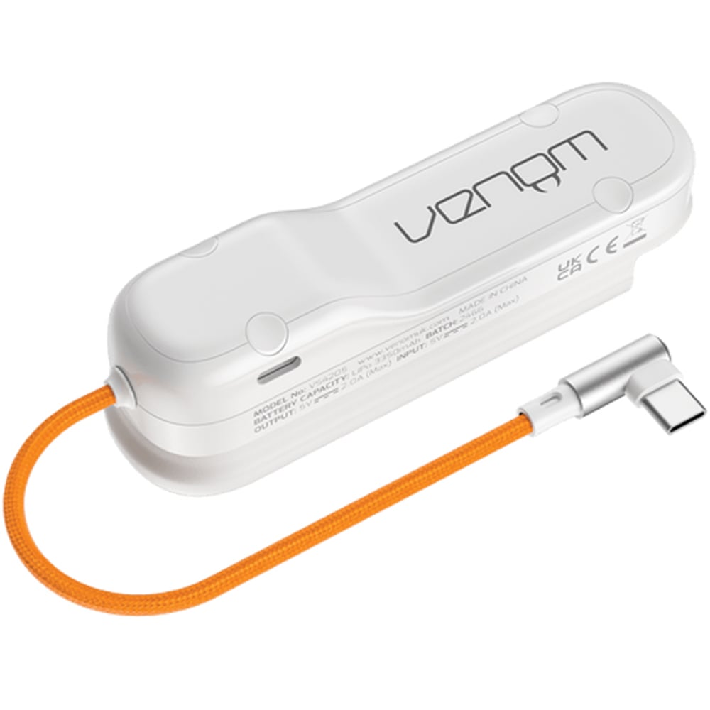 Venom Meta Quest 2 Rechargeable Power Bank 3350mAh White VS4205