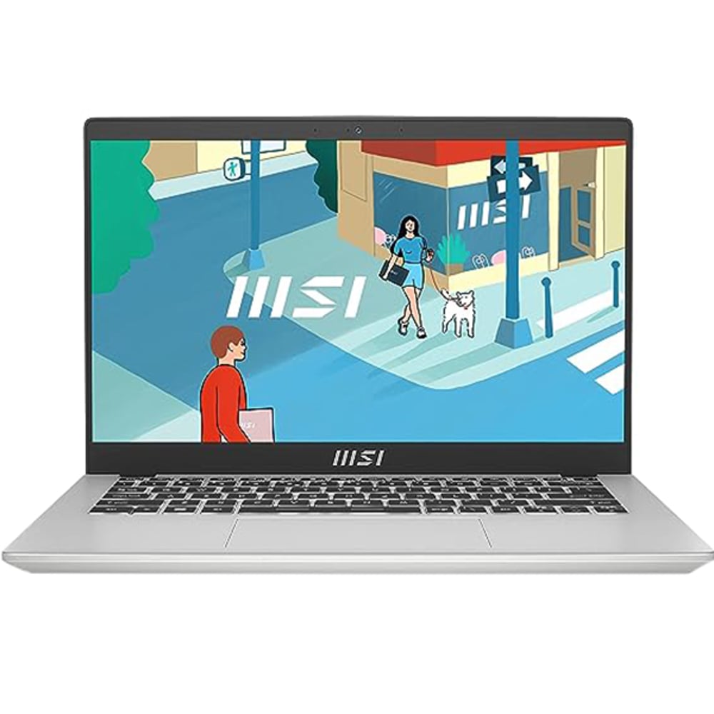 MSI MODERN 14 (2023) Laptop - 13th Gen / Intel Core i5-1335U / 14inch FHD / 512GB SSD / 8GB RAM / Shared Intel Iris Xe Graphics / Windows 11 Home / English & Arabic Keyboard / Silver / Middle East Version - [C13M]