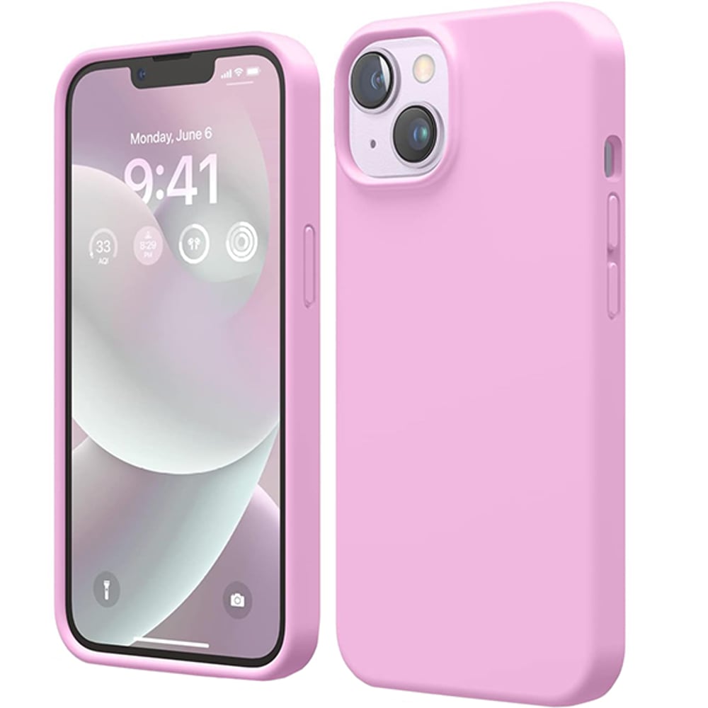 Elago Liquid Silicone Case Hot Pink iPhone 14