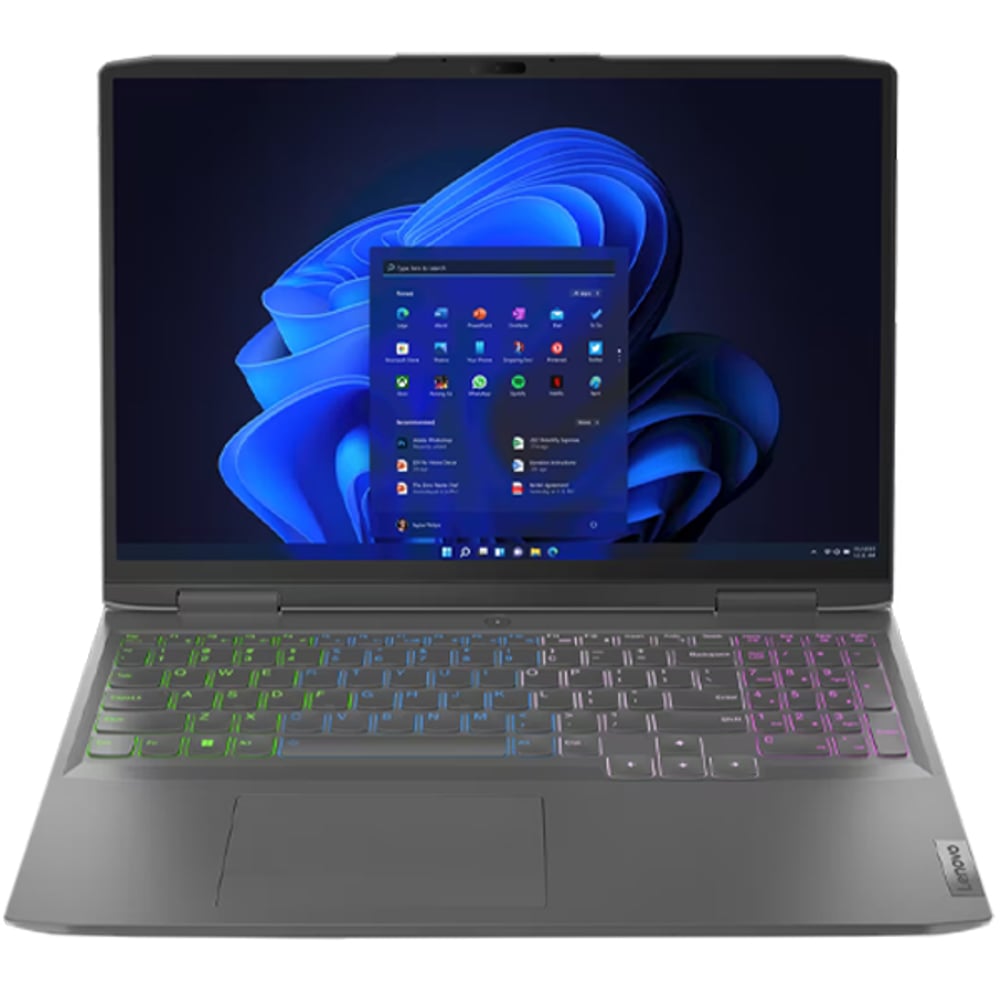 Lenovo LOQ 16IRH8 Gaming (2023) Laptop - 13th Gen / Intel Core i7-13620H / 16inch WQXGA / 512GB SSD / 16GB RAM / 6GB NVIDIA GeForce RTX 4050 Graphics / Windows 11 Home / English & Arabic Keyboard / Storm Grey / Middle East Version - [82XW0024AX]