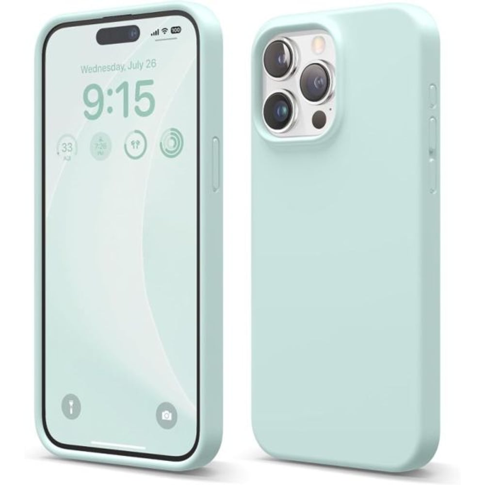 Buy Elago Silicone Case Mint IPhone 15 Pro Max Online In UAE | Sharaf DG