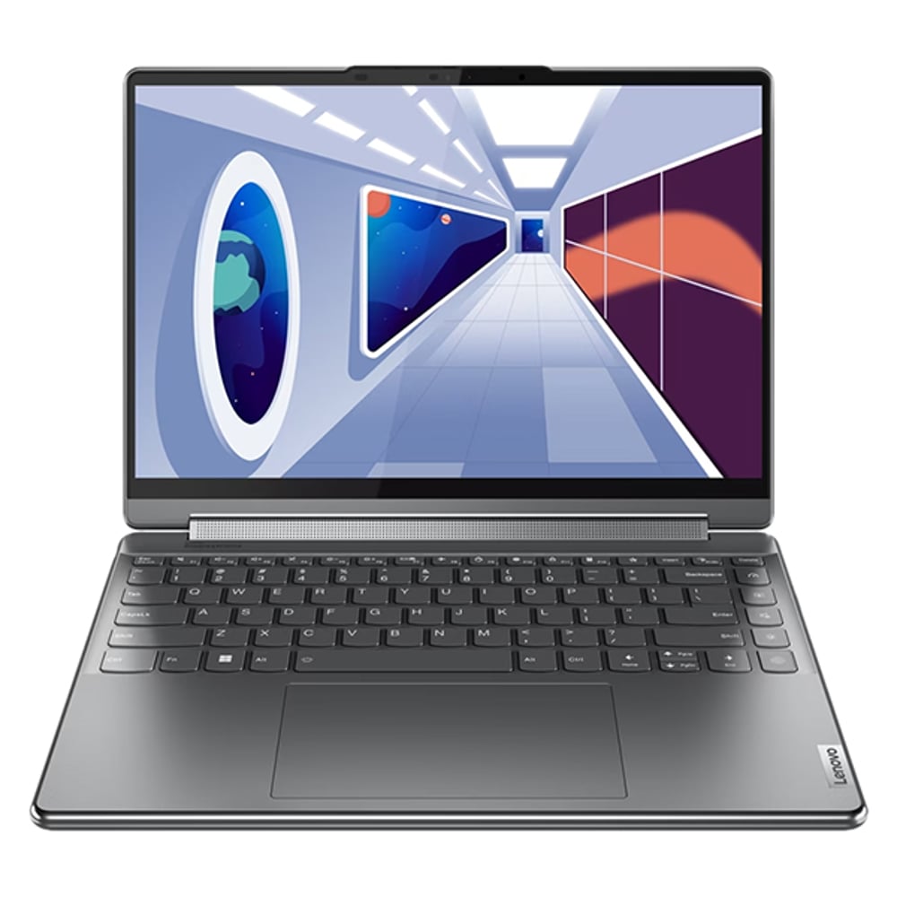 Lenovo Yoga 9 14IRP8 2-in1 Convertible (2023) Laptop - 13th Gen / Intel Core i7-1360P / 14inch WQUXGA 4K / 1TB SSD / 16GB RAM / Shared Intel Iris Xe Graphics / Windows 11 Home / English & Arabic Keyboard / Storm Grey / Middle East Version - [83B1004JAX]