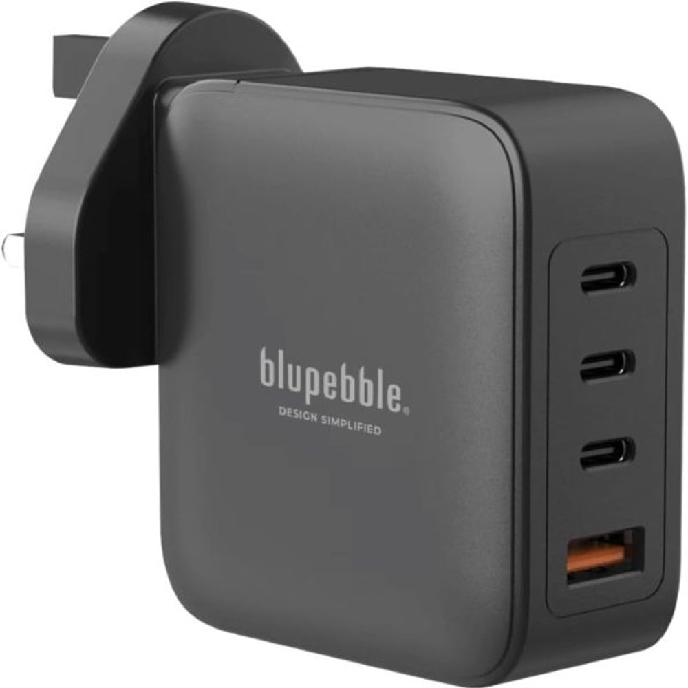 Blupebble 4-Port PD GaN Fast Charger Black