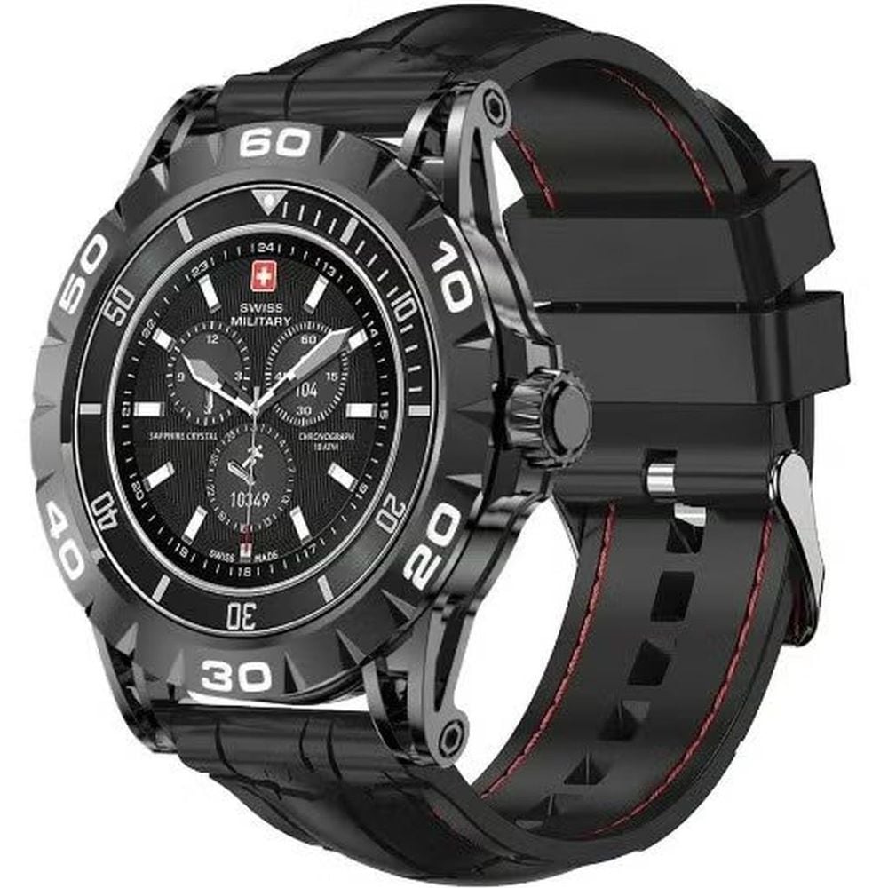 Swiss Military SM-WCH-DOM2-BF/BLSS DOM 2 Smartwatch Black