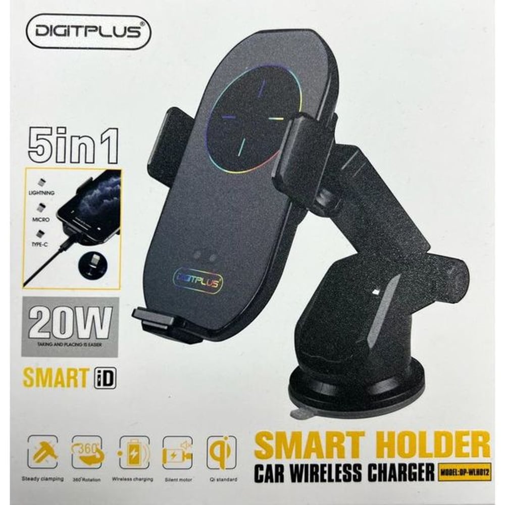 Digitplus Wireless Car Charger Black
