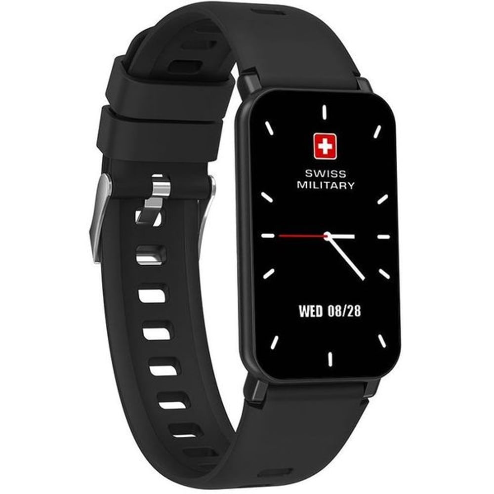 Swiss Military SM-BAND-BLKF-BLKS Rhine Smart Band Black