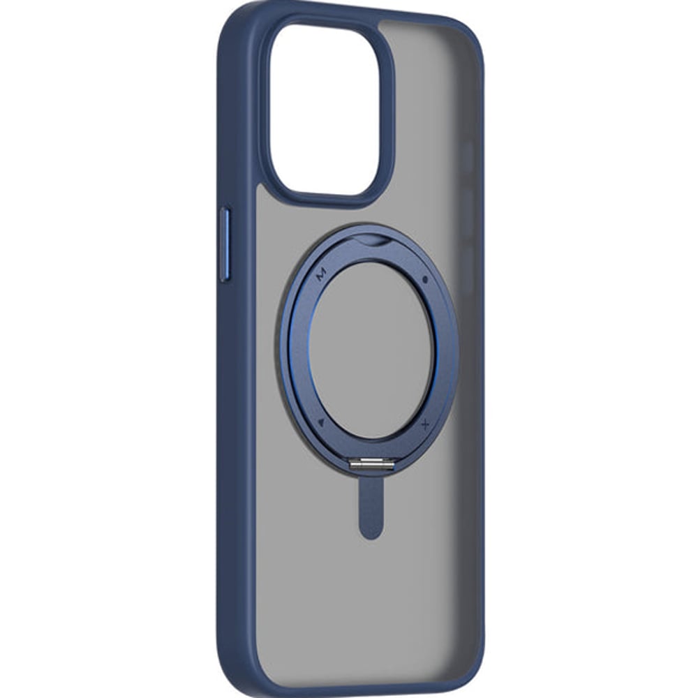 Momax Roller Magnetic Case Blue iPhone 15 Pro Max