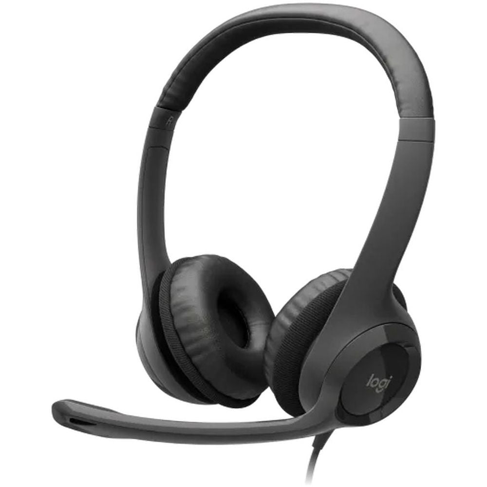 Logitech 981-000014 H390 Wired Over Ear Headset Black