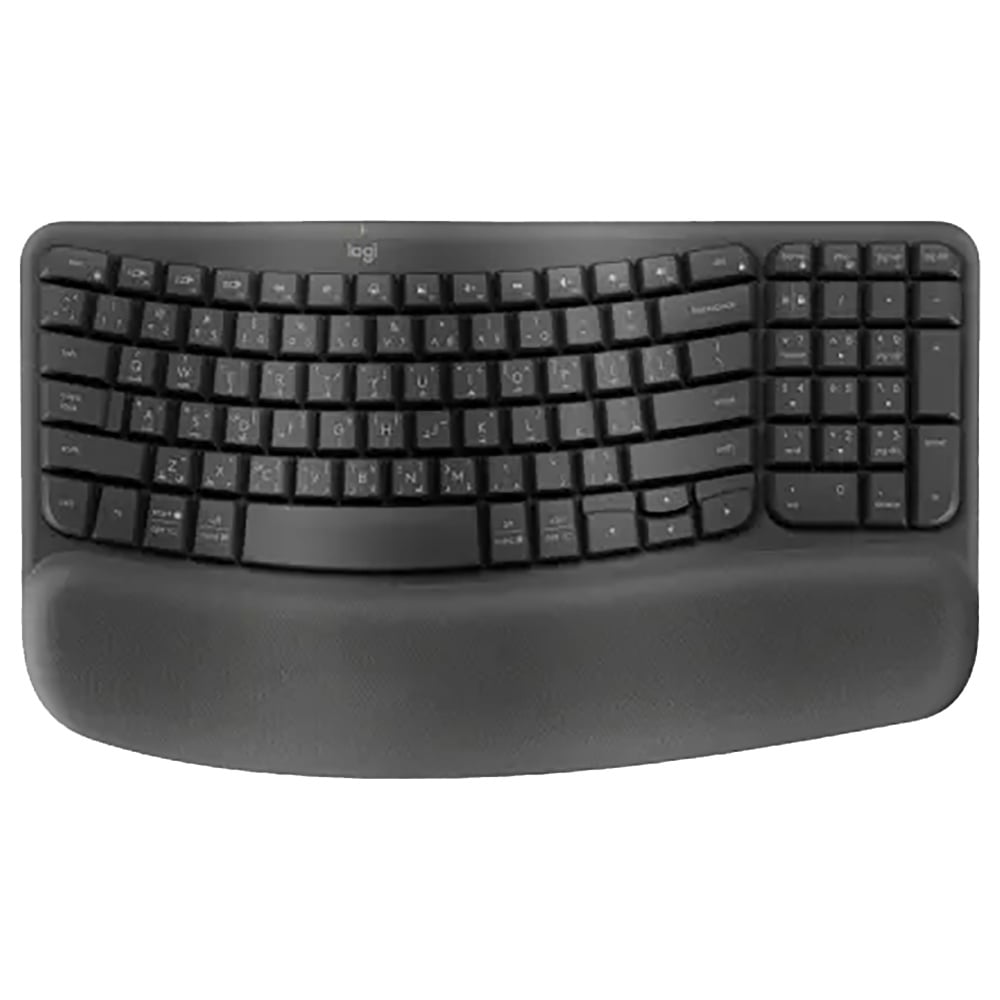 Logitech Ergo Series Wave Keys Wireless Keyboard Graphite