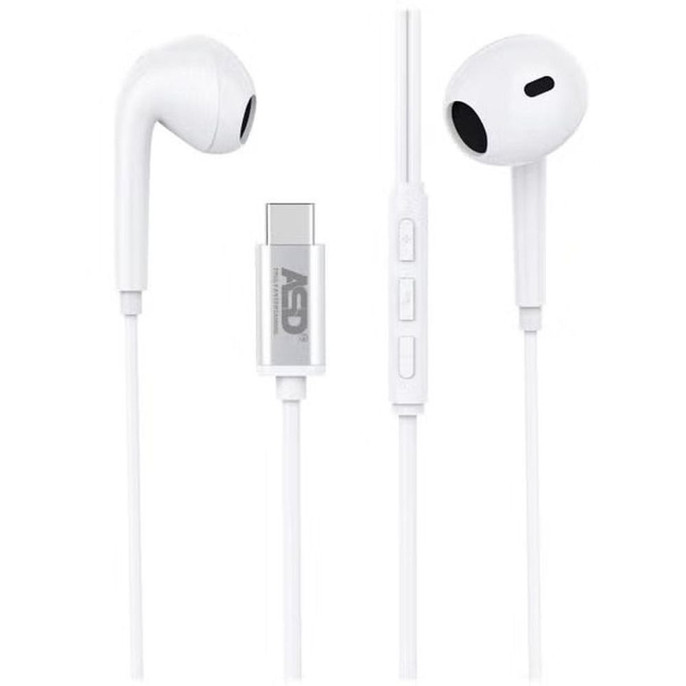 ASD Rock 74EP Wired In Ear Earphones White