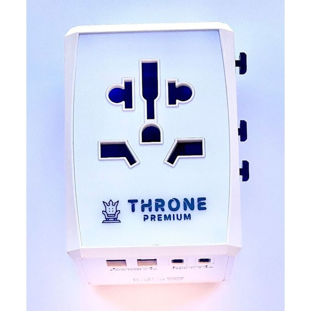 Throne Premium 1 Pc Travel Adapter Assorted