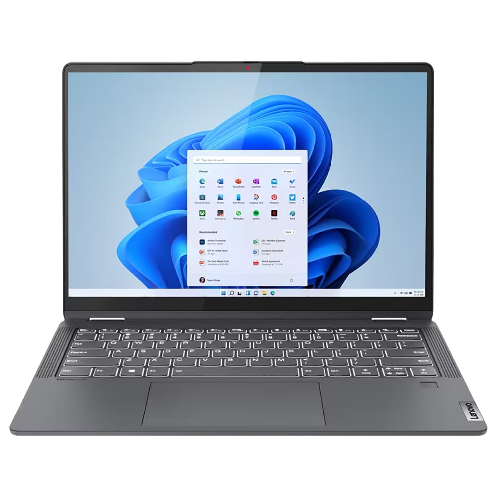 Lenovo IdeaPad Flex 5 14ALC7 2-in-1 Convertible (2021) Ultrabook - AMD Ryzen 7-5700U / 14inch WUXGA / 512GB SSD / 16GB RAM / Shared AMD Radeon Graphics / Windows 11 Home / English & Arabic Keyboard / Storm Grey / Middle East Version - [82R900EWAX]