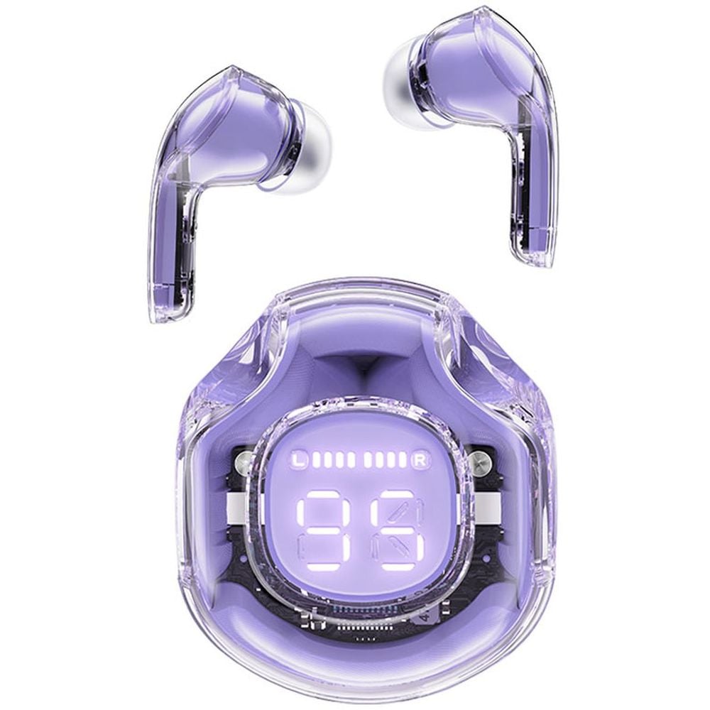 Acefast T8PPL T8 Crystal True Wireless Earbuds Purple