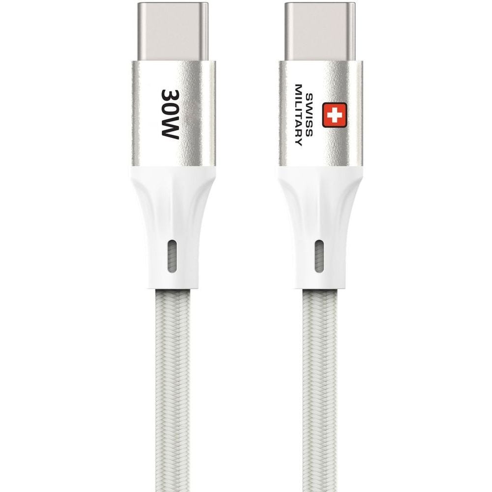 Swiss Military USB-C To USB-C Cable 1.2m White