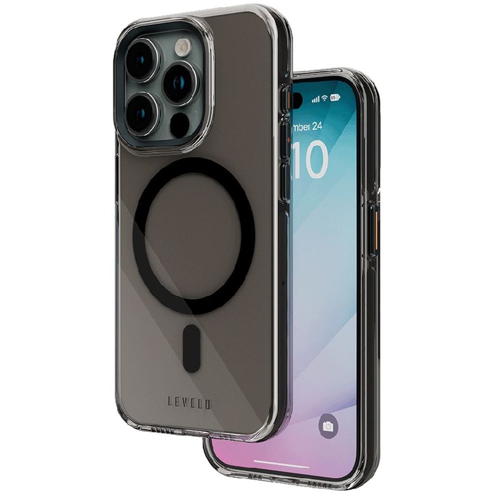 Levelo MagSafe Hard Case Clear iPhone 15 Pro