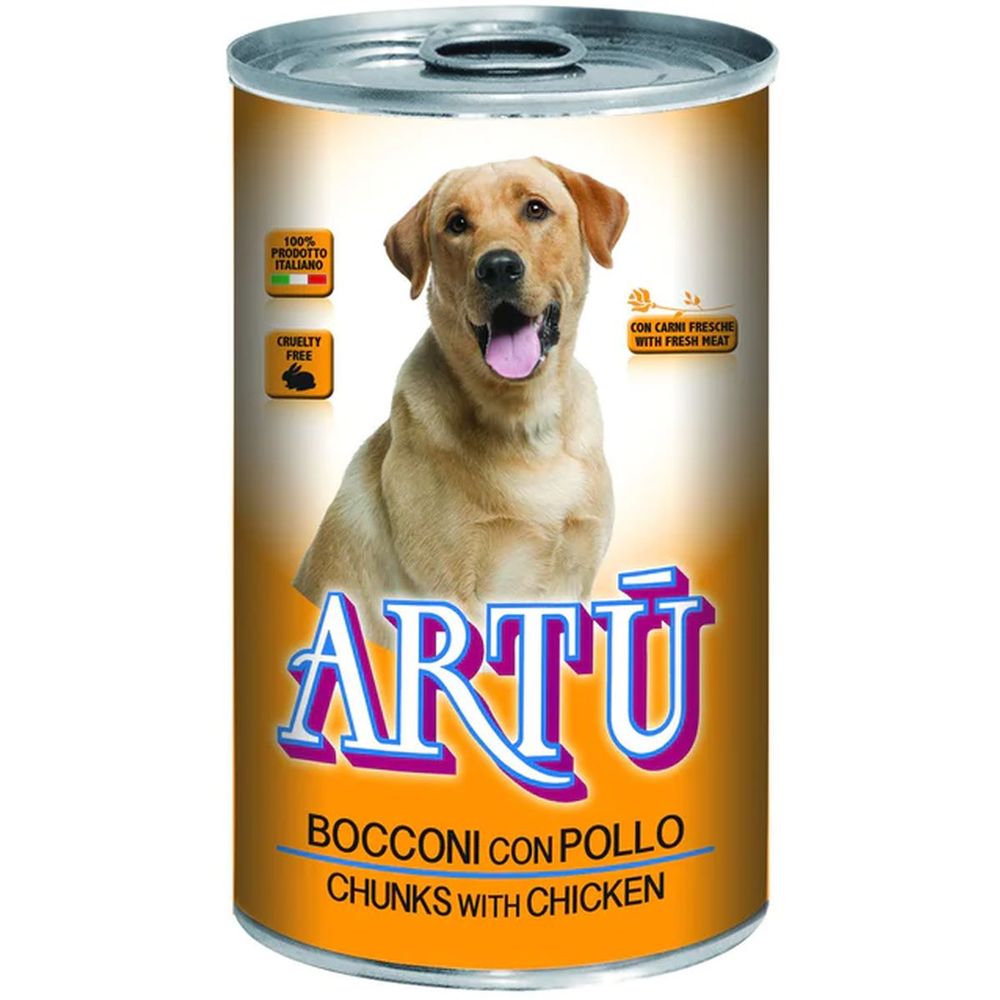 Artu Dog Chunks Chicken Wet Food 1230gm (Pack of 1pc)