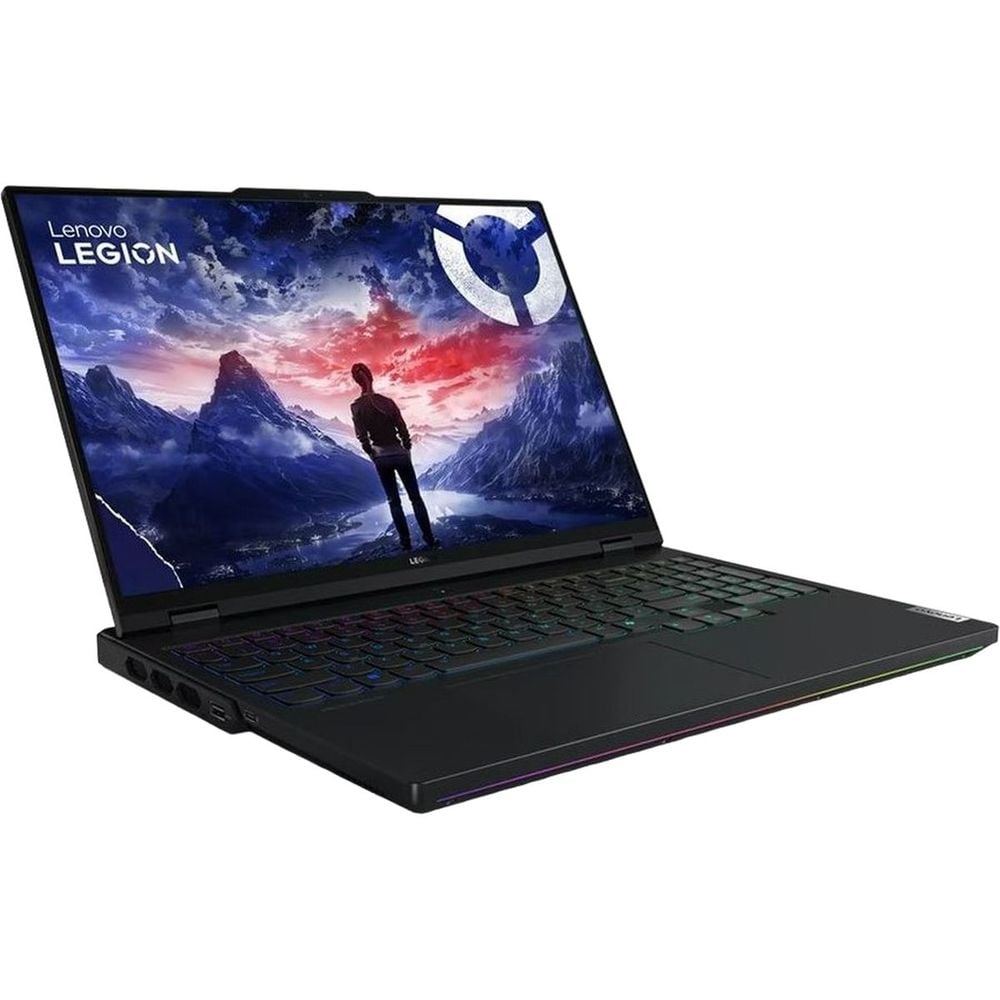 Lenovo Legion Pro 7 16IRX9H Gaming (2024) Laptop - 14th Gen / Intel Core i9-14900HX / 16inch WQXGA / 1TB SSD / 32GB RAM / 12GB NVIDIA GeForce RTX 4080 / Windows 11 Home / English & Arabic Keyboard / Eclipse Black / Middle East Version - [83DE000CAX]