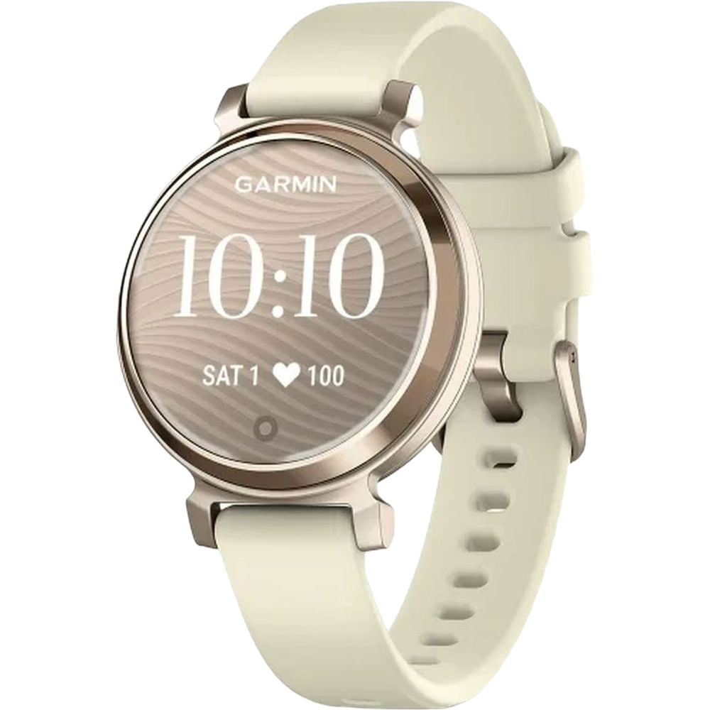 Garmin 010-02839-00 Lily 2 Smartwatch Cream Gold With Coconut Silicone Band